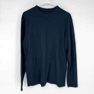 DRIFIRE Long Sleeve Flame Resistant T-Shirt Top Mens Large Navy Blue HRC2